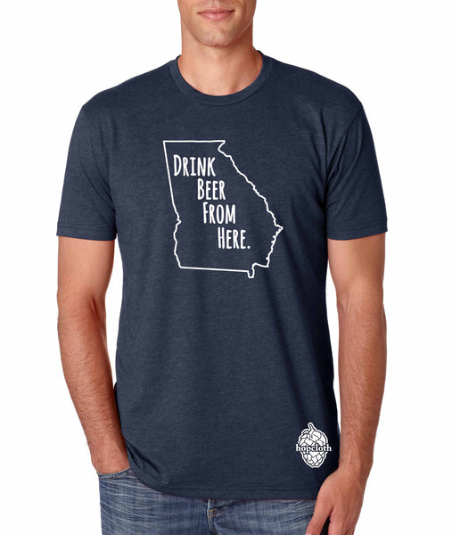 Georgia - Drink Beer From Here® - Craft Beer Shirt