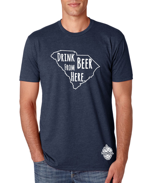 South Carolina - Drink Beer From Here® - Craft Beer Shirt