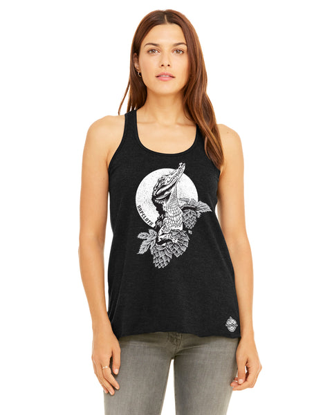 Women's Hopcloth Logo racerback tank- V. Steiner collab