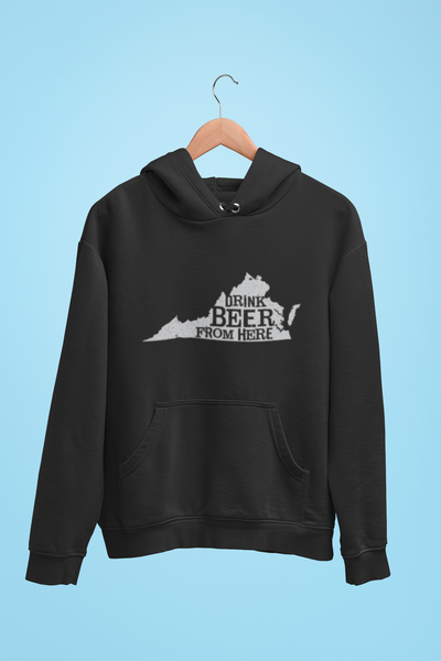 Virginia Drink Beer From Here® - Craft Beer Hoodie