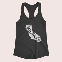 California Drink Beer From Here® - Craft Beer racerback tank