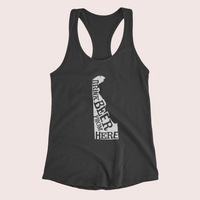 Delaware Drink Beer From Here® - Craft Beer racerback tank