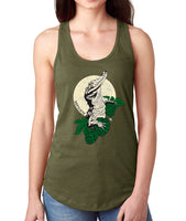 Women's Hopcloth Logo racerback tank- V. Steiner collab