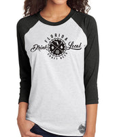 Craft Beer Shirt- Drink Local Florida Baseball Tee