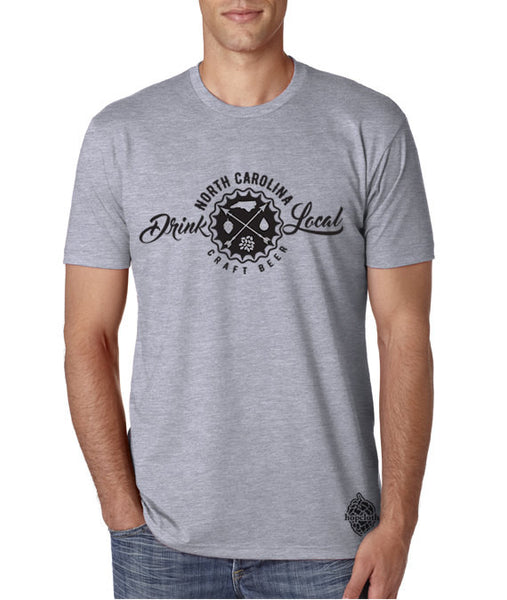 Craft Beer Shirt- Drink Local North Carolina t-shirt
