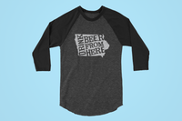 Iowa Drink Beer From Here® - Craft Beer Baseball tee