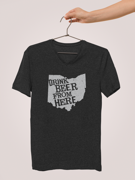 Ohio Drink Beer From Here® - V-Neck Craft Beer shirt