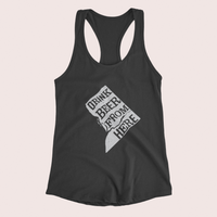 Washington D.C. Drink Beer From Here® - Craft Beer racerback tank