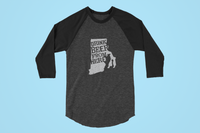 Rhode Island Drink Beer From Here® - Craft Beer Baseball tee