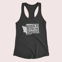 Washington Drink Beer From Here® - Craft Beer racerback tank